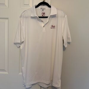 Peter Millar Tide 2nd and 26 Solid Knit Polo | Alabama Football | Gameday